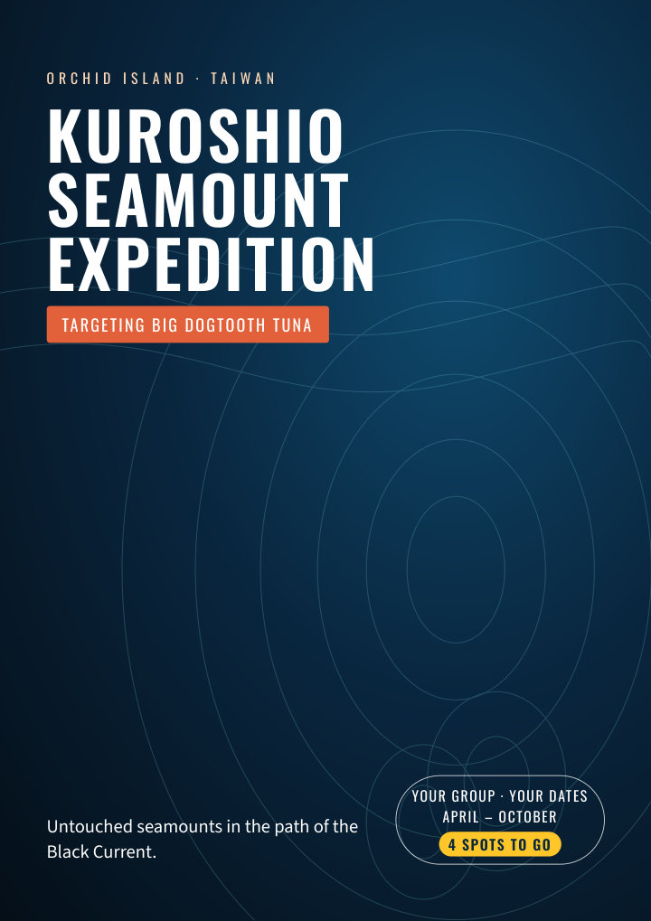 Kuroshio Seamount Expedition brochure cover